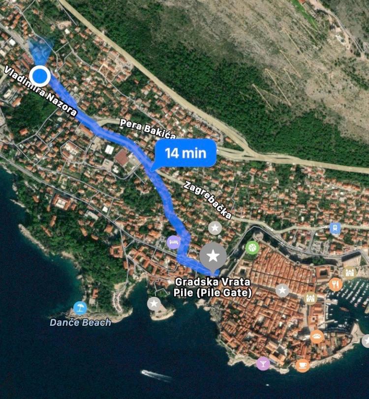 Apartment Ana Dubrovník Exteriér fotografie